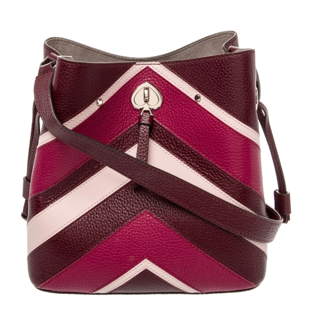 Kate Spade Marti Chevron Small Bucket Bag NWT